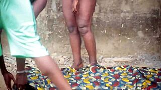 A young man has sex with his stepmother in public and enjoys her big ass and sweet vagina