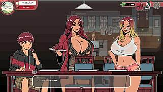 Animated porn with a spooky theme – Milk the tits and ass of a mommy