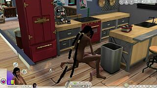 Hot as hell! Futa x Futa action in The Sims 4