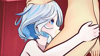 Furina gets modified – Genshin Impact animated porn