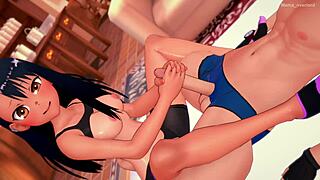 Nagatoro's steamy 3D hentai adventure after sports sessions