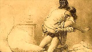 vintage erotic illustration brings back steamy retro vibes