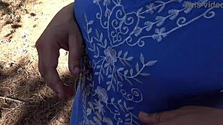 Nador-based cheating wife enjoys outdoor sex with a hairy MILF lover