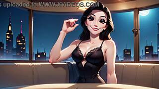 Cuckold humiliation with hot sluts and big tits in anime