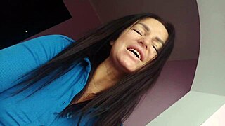 Russian MILF dominates and gets her ass spanked