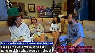 A young woman from Tampa gets a gynecological check up at doctorsgonegyno.com