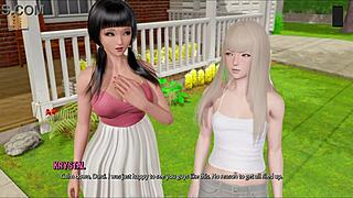 Beautiful shemale Ripples 40 in hot 3D action