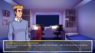 3D cartoon featuring young girls in knot fetish scenes
