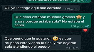 Teen Latina gets fucked by male stud in web chat