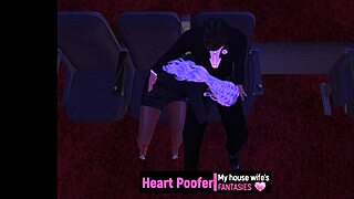 Cartoon porn with female author, hot scenes in the cinema and back alley