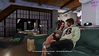 3dxchat game: Redhead gets a good drilling in a pickup mission