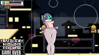 Futa and solo action with animated buzama streamers