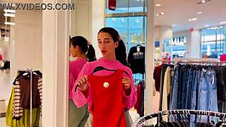 Public dressing up compilation with a taboo theme
