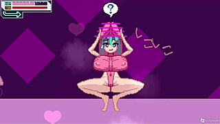 Futa and solo action with animated buzama streamers