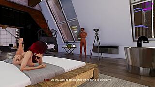 3dxchat game: Redhead gets a good drilling in a pickup mission