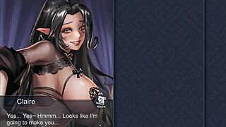 Big-boobed Claire gets her holes widened in a kinky game