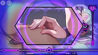 Femdom and creampie in a hot hentai game