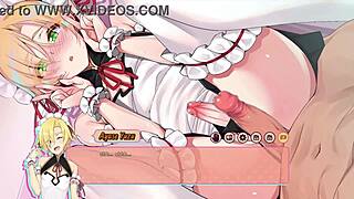 Maid-themed hentai with crossdressing femboy character, 2024