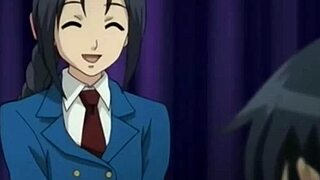A curvaceous maid serves her master and has sex with his animated cock