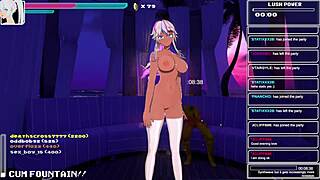 Beautiful big-boobed camgirl Athena airis in VRChat action