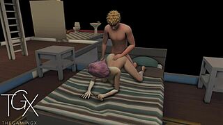 3D animated game with Naruto and Sakura's kinky adventures