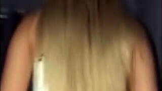 Amateur blonde gets some hard core doggy style sex on cam