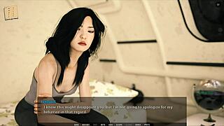 Hentai game with big-boobed babes in action