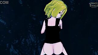 Anna uses her wet vagina to cast out the evil spirits – Shaman King