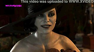 3D animated MILF Lady Dimitrescu gets roughed up