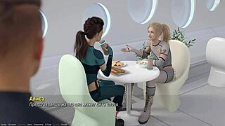 Beautiful 3D animated video of a footjob and cumshot with a hot beach setting