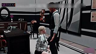 Gay office worker gets into some kinky stuff with his boss