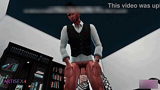 Gay office worker gets into some kinky stuff with his boss
