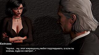 Deepthroat and cunilingus action in cartoon porn video
