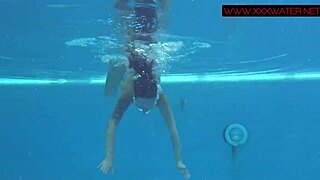 Russian beauty Lina Mercury and Mia Ferrari strip naked for a hot solo play