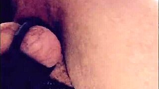 Young sissy stretches his hole with homemade dildo toy