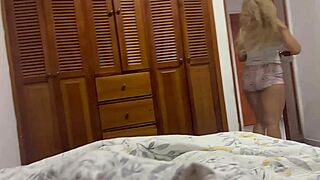 Stepmom gets monster cock while dad is away