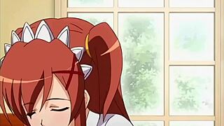 Step-sister's naughty antics with step-mom in the kitchen