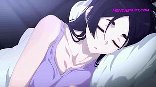 Cartoon MILF gets blown and fucked by stepsis
