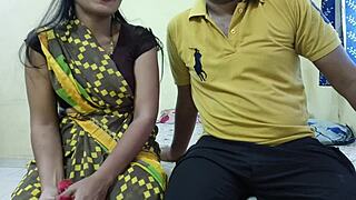 Ever wondered how a maid shaves her boss's hairy rod with such care? Hindi audio included.