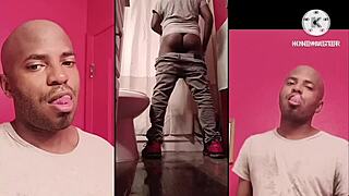 Best of bathroom action with solo fun and gay cock worship