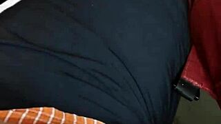 Public flashing in Lima with a mature woman with a big ass