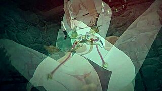 Special sex scene with anime avatars of VTubers in 3D environment