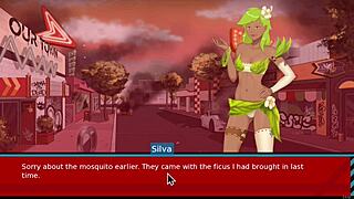 Beautiful 3D cartoon with big-boobed Silva Pepper in sexy outfits