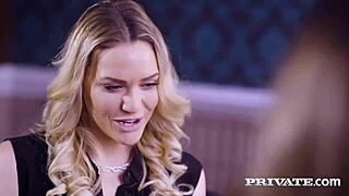 Private Com - Misha Cross and Victoria Pure share a cock