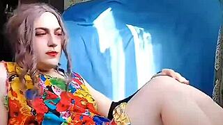 Sexy transsexual goddess loves big cocks and anal