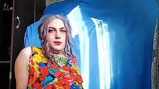 Sexy transsexual goddess loves big cocks and anal