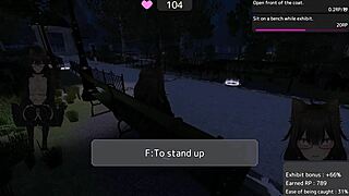 Seleka-san’s park adventures: Real life-like difficulty in a hentai video game