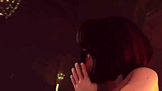 3D animated blowjob with a nerdy girl under a love spell