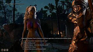 Futa and shemale lovers in erotic Baldur's Gate III scene