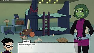 Hentai parody of Teen Titans with Starfire and other characters